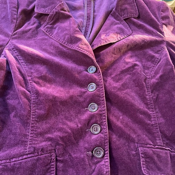 Velvet Plum Blazer - Picture 2 of 9
